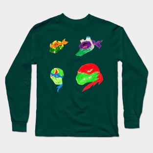 Rise of the TMNT Sticker Pack Long Sleeve T-Shirt